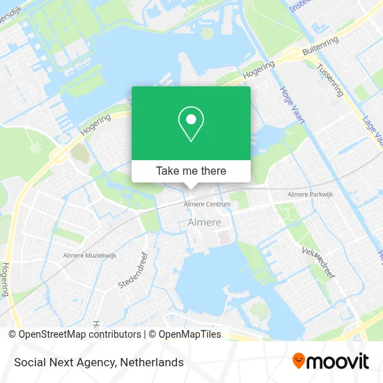 Social Next Agency map