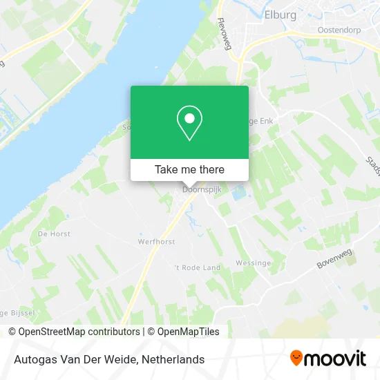 Autogas Van Der Weide map