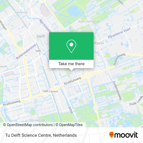 Tu Delft Science Centre Karte
