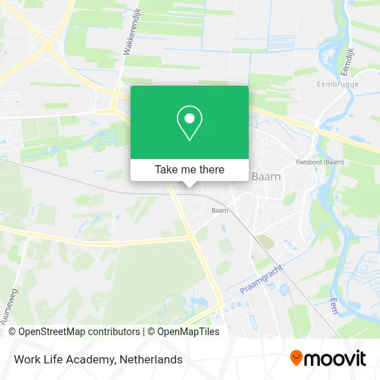 Work Life Academy map