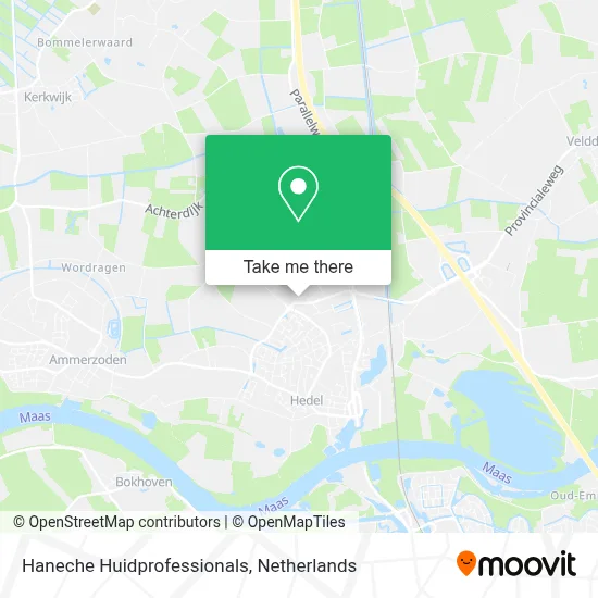 Haneche Huidprofessionals map