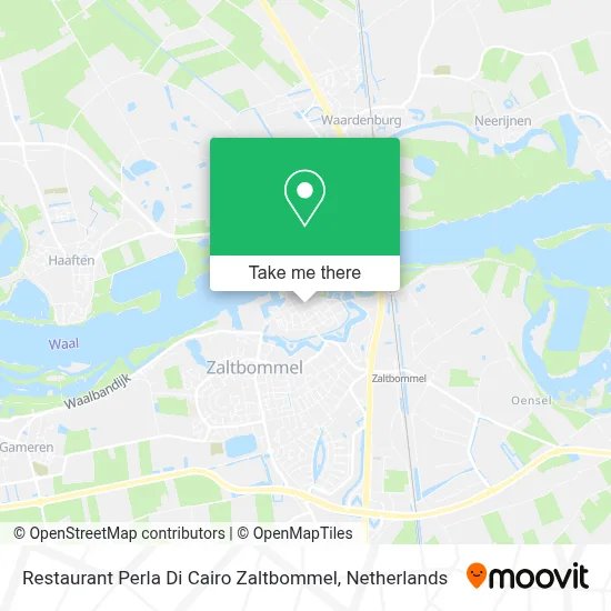 Restaurant Perla Di Cairo Zaltbommel map