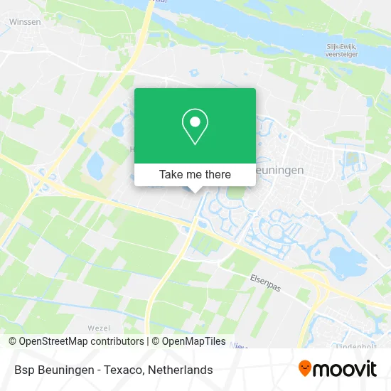 Bsp Beuningen - Texaco map