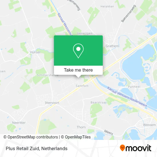 Plus Retail Zuid Karte
