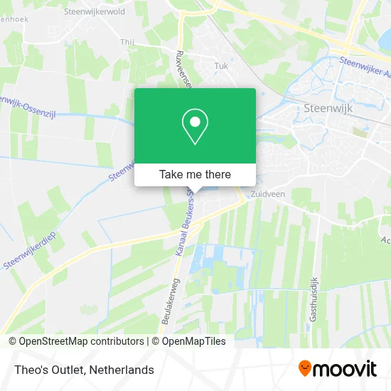 Theo's Outlet map