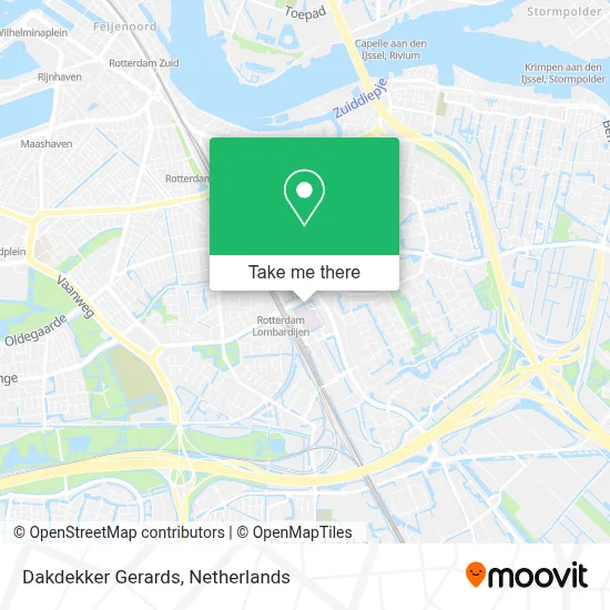 Dakdekker Gerards map