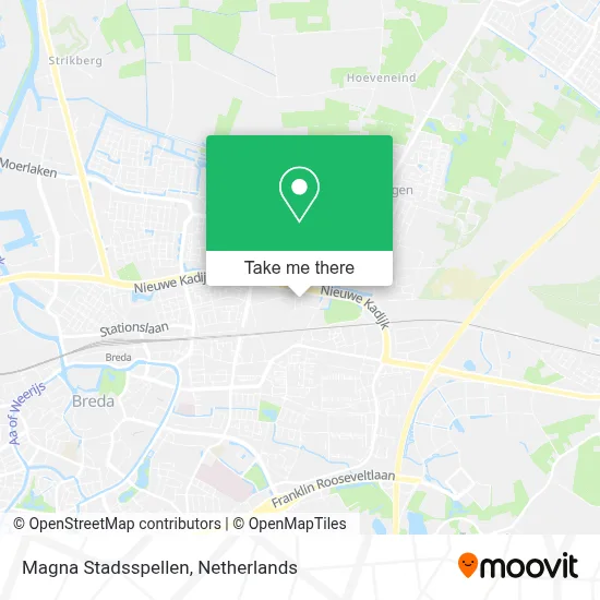 Magna Stadsspellen map