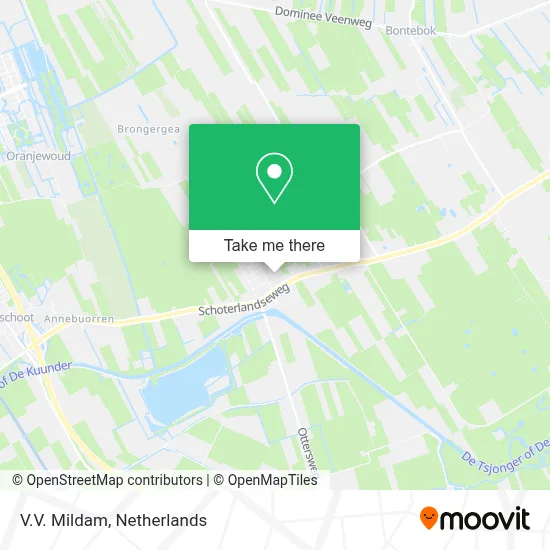 V.V. Mildam map
