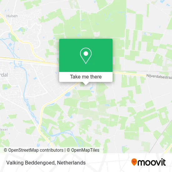 Valking Beddengoed map