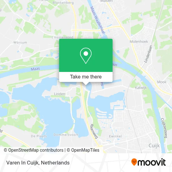 Varen In Cuijk map