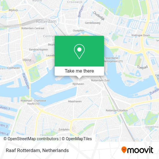 Raaf Rotterdam map