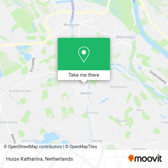 Huize Katharina map