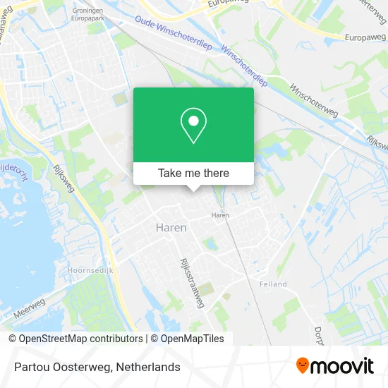 Partou Oosterweg map
