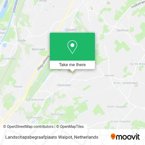 Landschapsbegraafplaats Walpot map