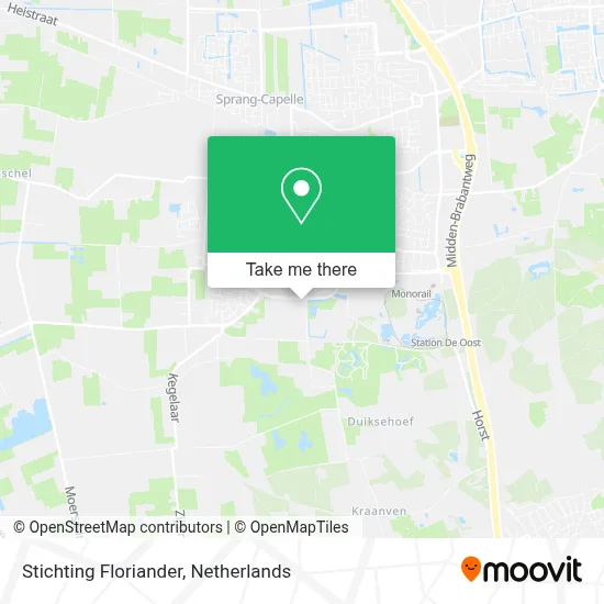 Stichting Floriander map