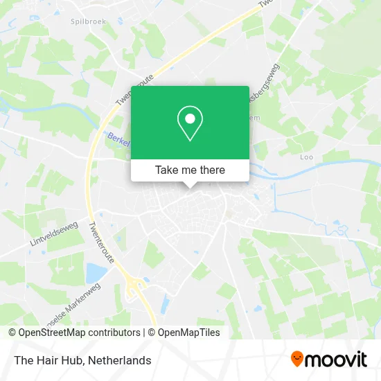 The Hair Hub map