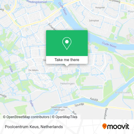 Poolcentrum Keus map