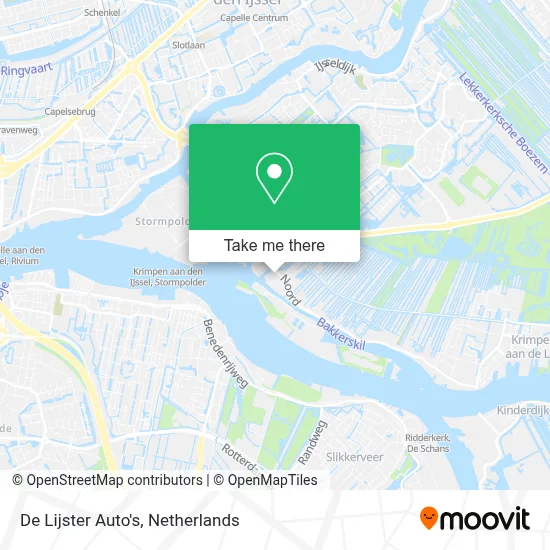 De Lijster Auto's map