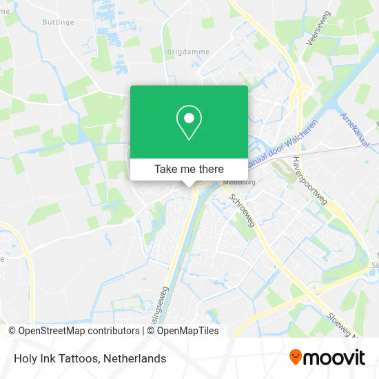 Holy Ink Tattoos map