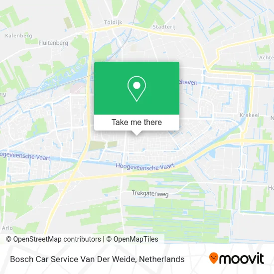 Bosch Car Service Van Der Weide map