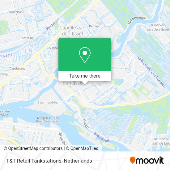 T&T Retail Tankstations map