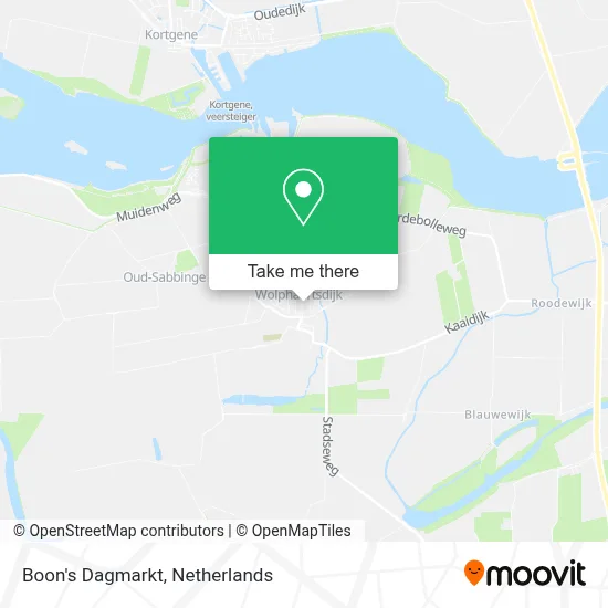 Boon's Dagmarkt map