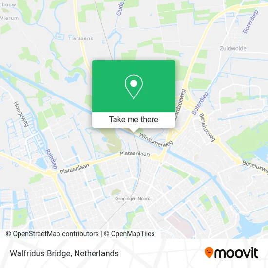Walfridus Bridge map
