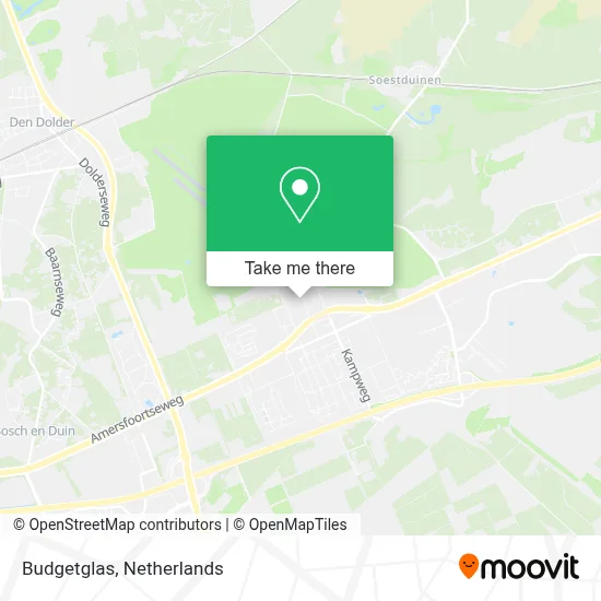 Budgetglas map