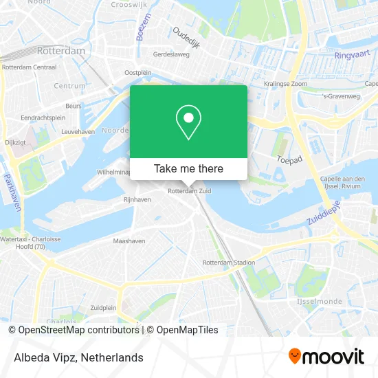 Albeda Vipz map