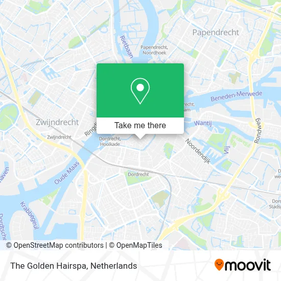 The Golden Hairspa map