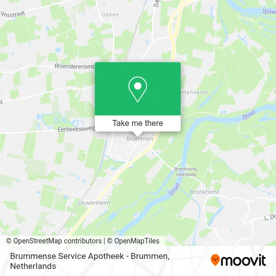 Brummense Service Apotheek - Brummen Karte