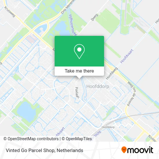 Vinted Go Parcel Shop Karte