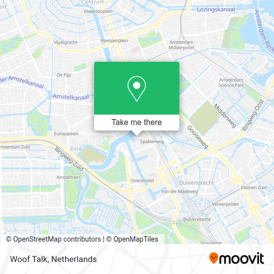 Woof Talk map