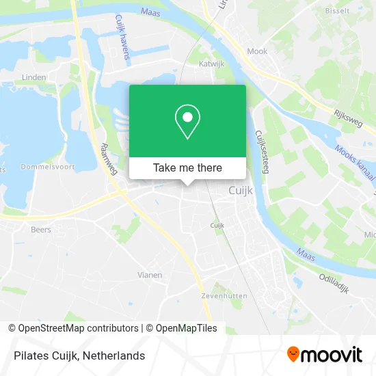 Pilates Cuijk map