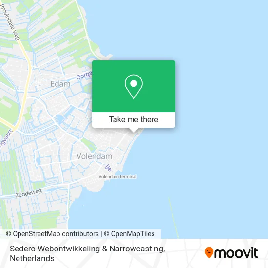 Sedero Webontwikkeling & Narrowcasting map
