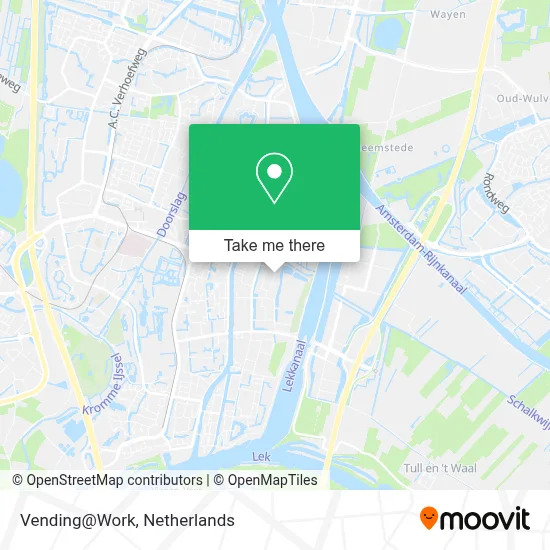 Vending@Work map