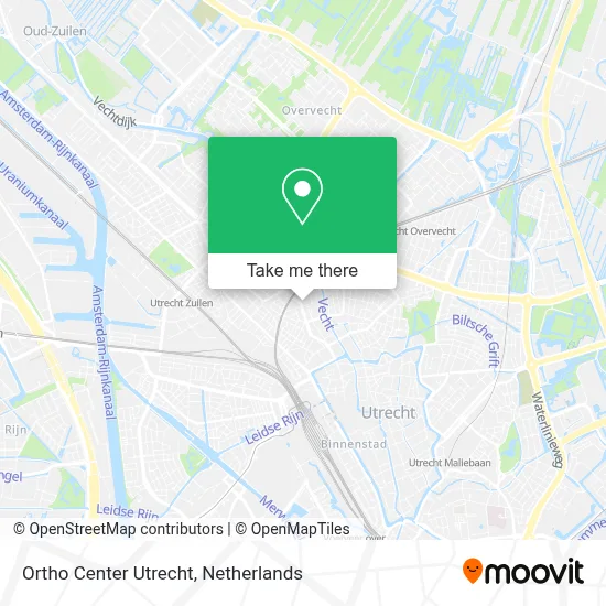 Ortho Center Utrecht map