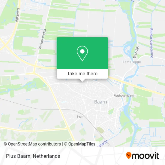 Plus Baarn map