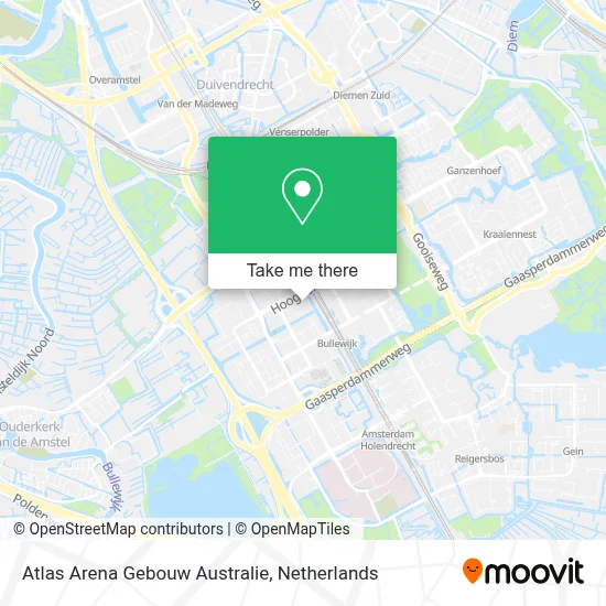 Atlas Arena Gebouw Australie map