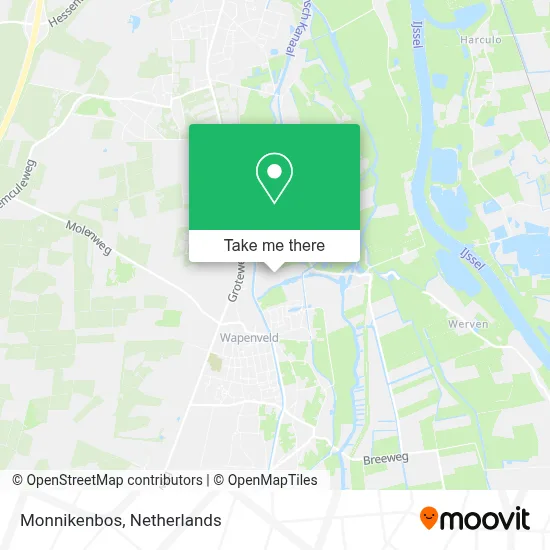 Monnikenbos map
