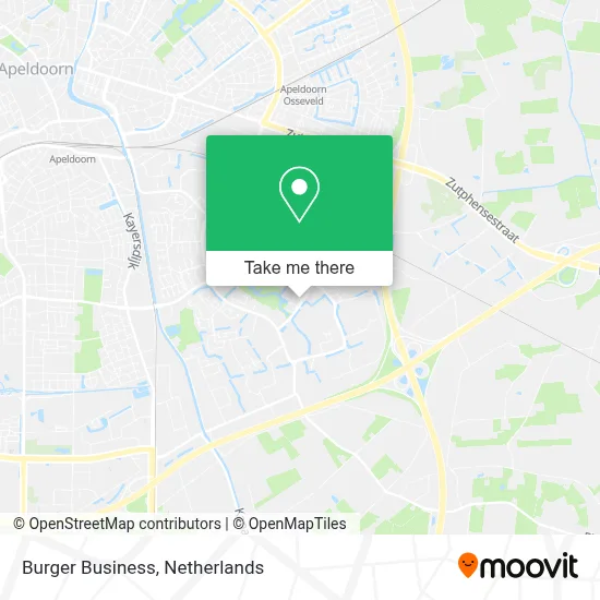 Burger Business map