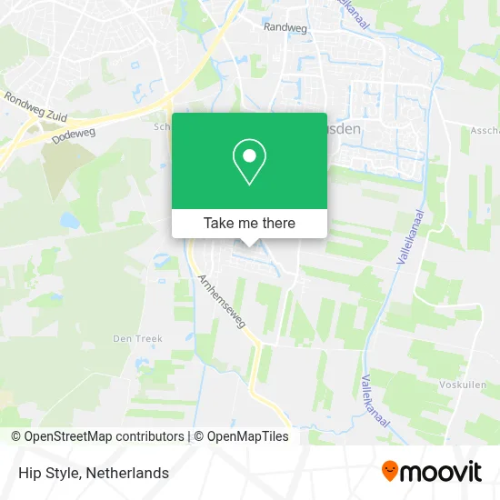 Hip Style map