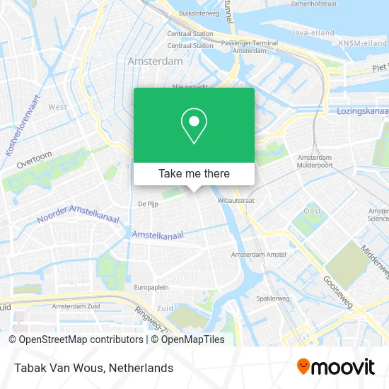 Tabak Van Wous map