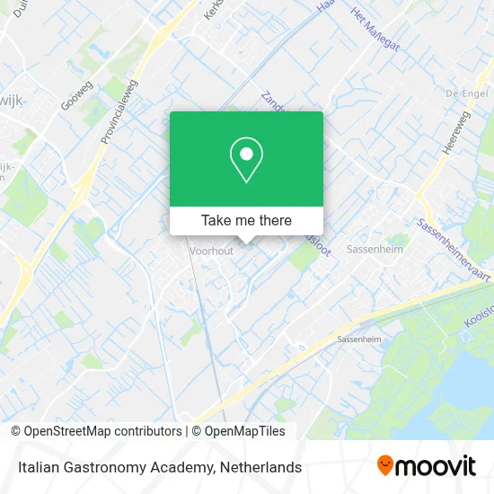 Italian Gastronomy Academy map