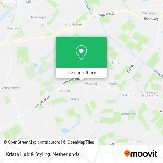 Krista Hair & Styling map