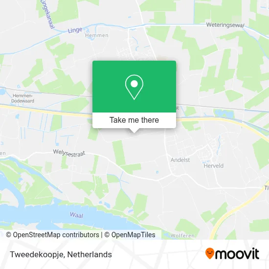 Tweedekoopje map
