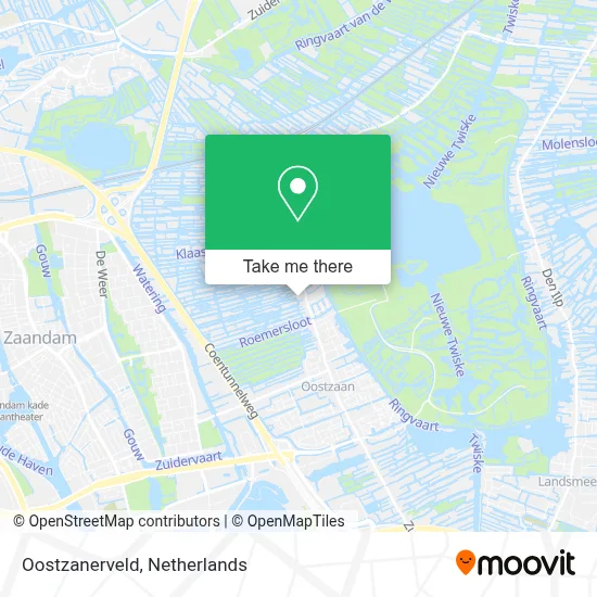 Oostzanerveld map