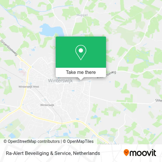 Ra-Alert Beveiliging & Service map