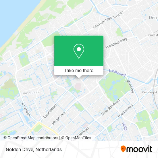Golden Drive map