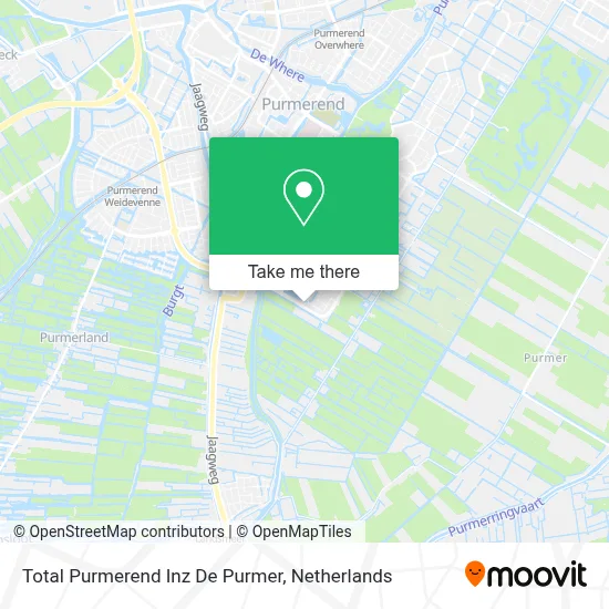 Total Purmerend Inz De Purmer map